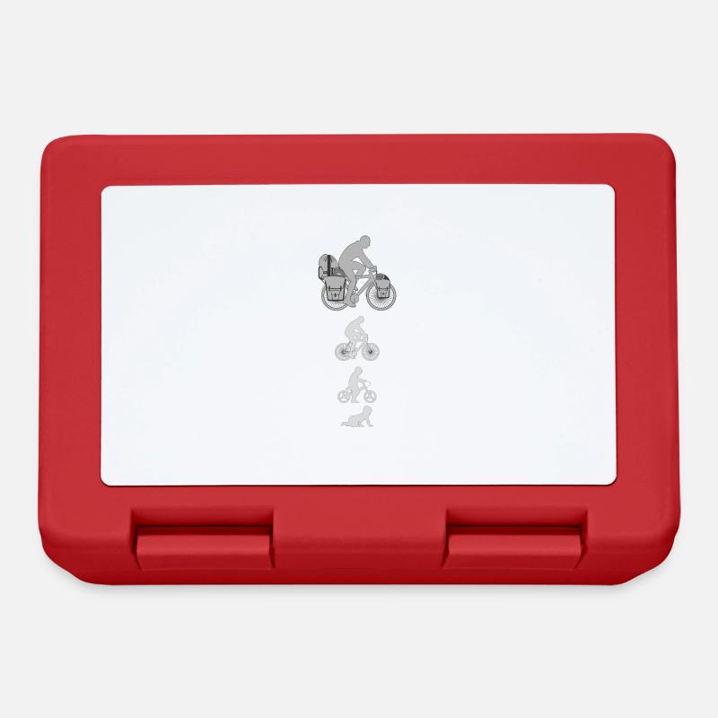 Evolution wheel white - Lunchbox - red