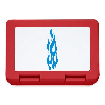 flammen - Brotdose - Rot - Vorne