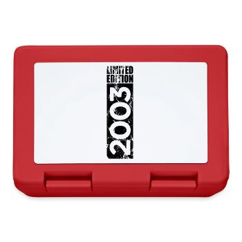 ÉDITION LIMITÉE 2003 - Boîte à goûter - rouge - Devant