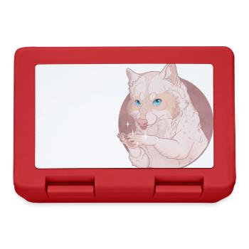 Raccoon - Brilliant! - Lunchbox - red - Front