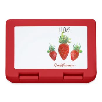 Amateur de fraises - Boîte à goûter - rouge - Devant