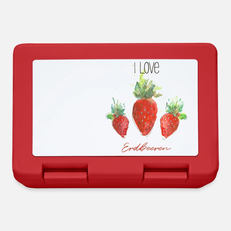 Strawberry Lover - Lunchbox - red