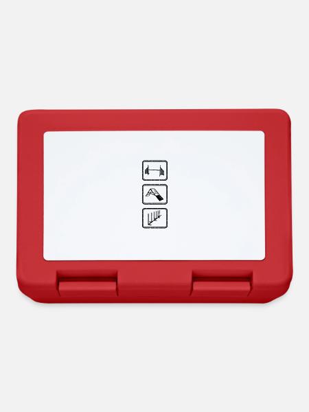 agility icons vertical - Lunchbox - red