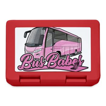 Bus Babes | Busfahrerin Bus Fahrerin Geschenk - Brotdose - Rot - Vorne