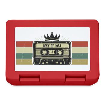 1954 Cassette - Born In 1954 Birthday Gift - Lunchbox - red - Front