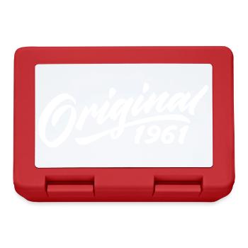 Original 1961 Birthday Gift 1961 - Lunchbox - red - Front