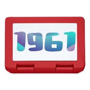 1961 Birthday Gift Vintage 1961 Retro 1961 - Lunchbox - red - Front