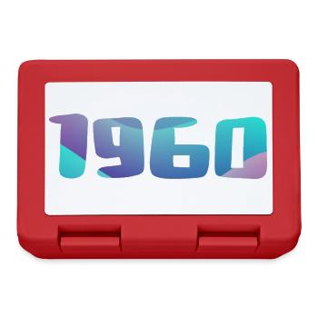 1960er Jahre Geburtstagsgeschenk Vintage 1960er Retro 1960er Jahre - Brotdose - Rot - Vorne
