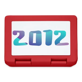 Birthday Gift 2012 Vintage 2012 Retro 2012 - Lunchbox - red - Front