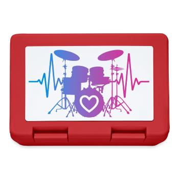 Battement cardiaque batteur Puls Drummer - Boîte à goûter - rouge - Devant