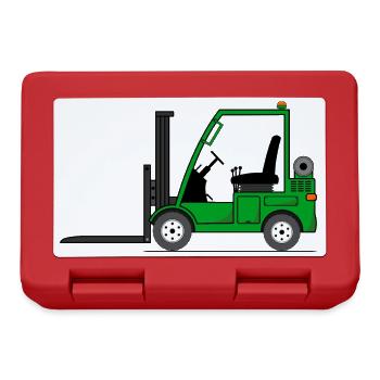 Forklift Forklift Green - Lunchbox - red - Front