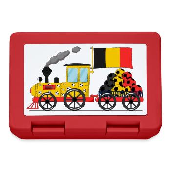 Chemin de fer belge de flag-football - Boîte à goûter - rouge - Devant