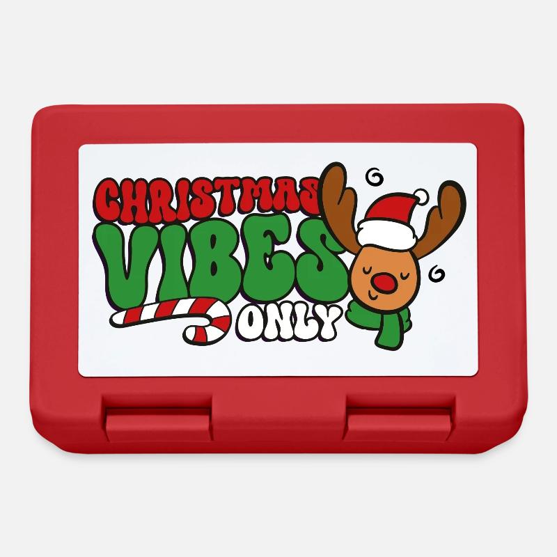 Weihnachten Weihnachtsstimmung - Brotdose - Rot