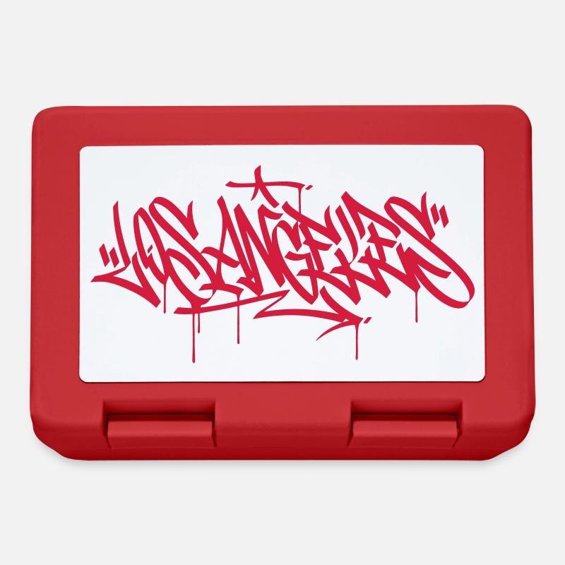 Los Angeles Graffiti - Brotdose - Rot