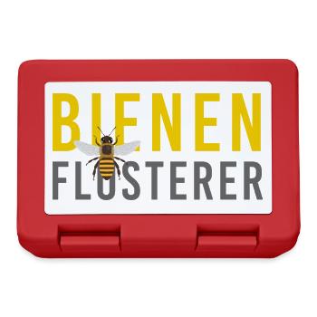 Bienenflüsterer Imker Imkerin bee honig - Brotdose - Rot - Vorne