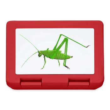 Insect cricket mantis grasshopper hay horse - Lunchbox - red - Front