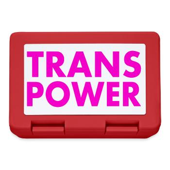 Trans power - Brotdose - Rot - Vorne