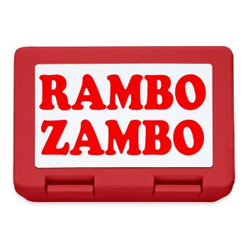 Rambo zambo - Boîte à goûter - rouge - Devant