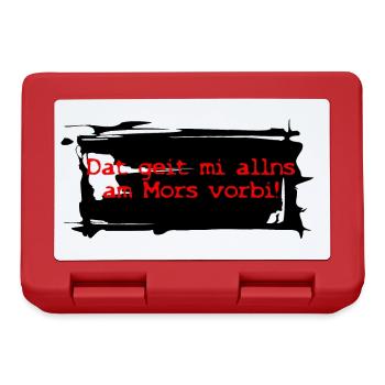 Dat geit mi allns am Mors vorbi 2 - Brotdose - Rot - Vorne