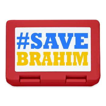 Save brahim - Brotdose - Rot - Vorne