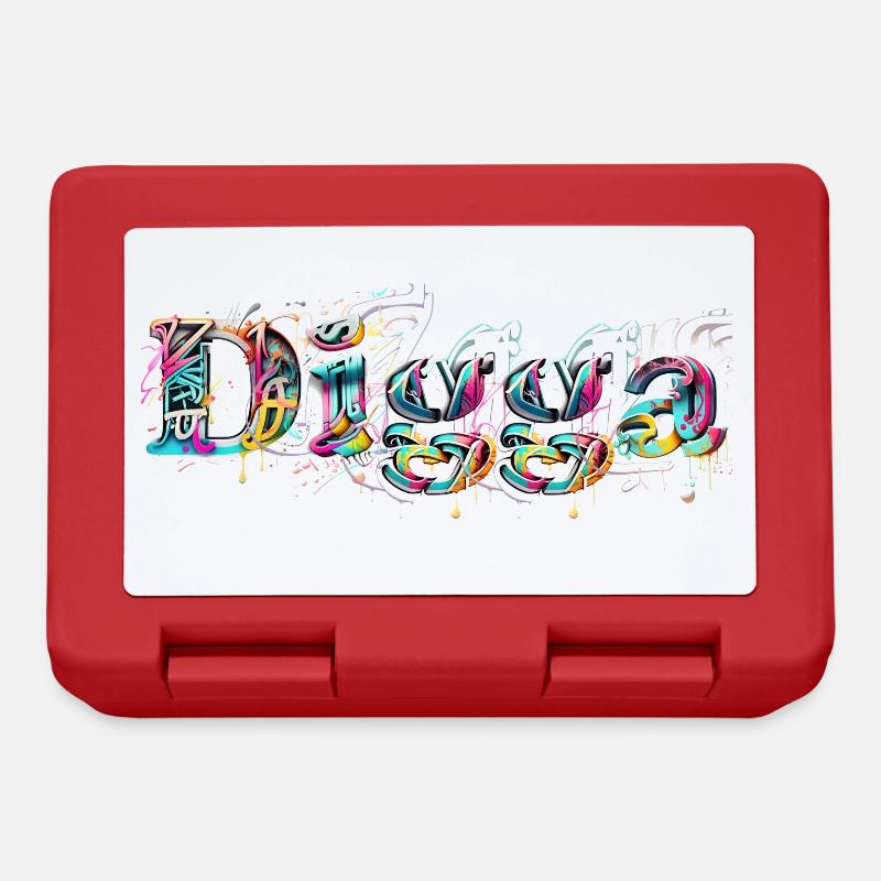 Digga - Grafitti - Brotdose - Rot