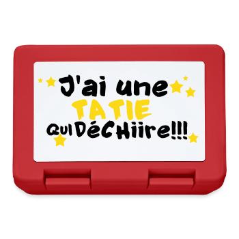 mA TATIE déchire - Boîte à goûter - rouge - Devant