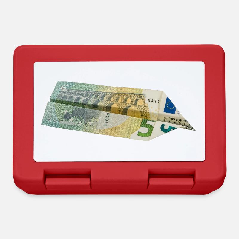 5-Euro-Schein - Brotdose - Rot