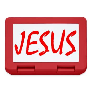 Jesus - Lunchbox - red - Front