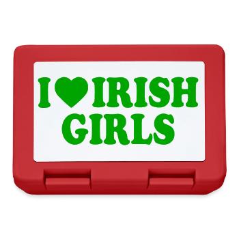 I love irish girls - Boîte à goûter - rouge - Devant