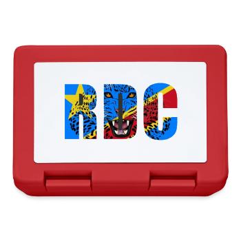 DRC, Demokratische Republik Kongo - Brotdose - Rot - Vorne