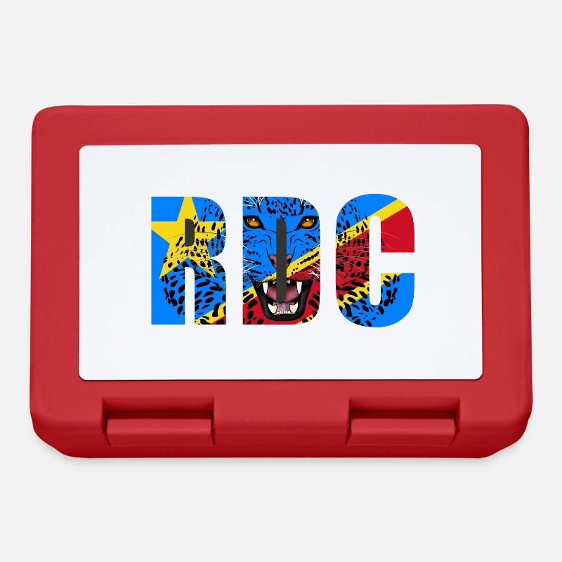 RDC, La République démocratique du Congo - Boîte à goûter - rouge