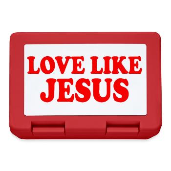 Love like jesus - Brotdose - Rot - Vorne