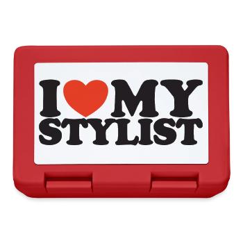 I Love My Stylist Heart Shirt - Lunchbox - red - Front