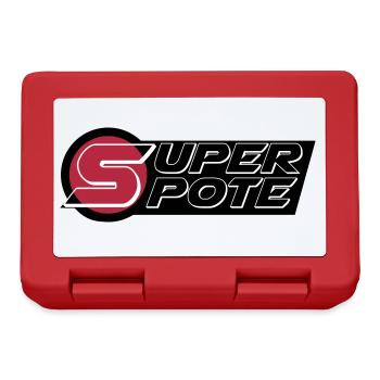 super_pote_ok - Boîte à goûter - rouge - Devant