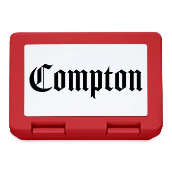 Hip Hop Rap Compton Gangsta Musik Geschenk - Brotdose - Rot - Vorne