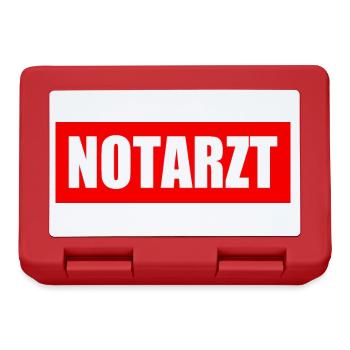 Notarzt - Brotdose - Rot - Vorne