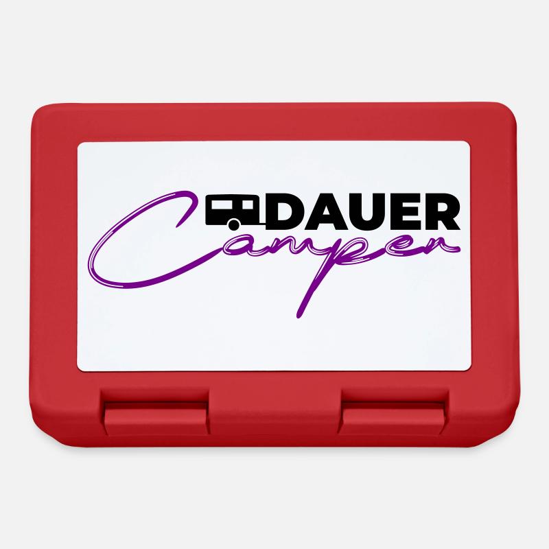 Dauercamper - Brotdose - Rot