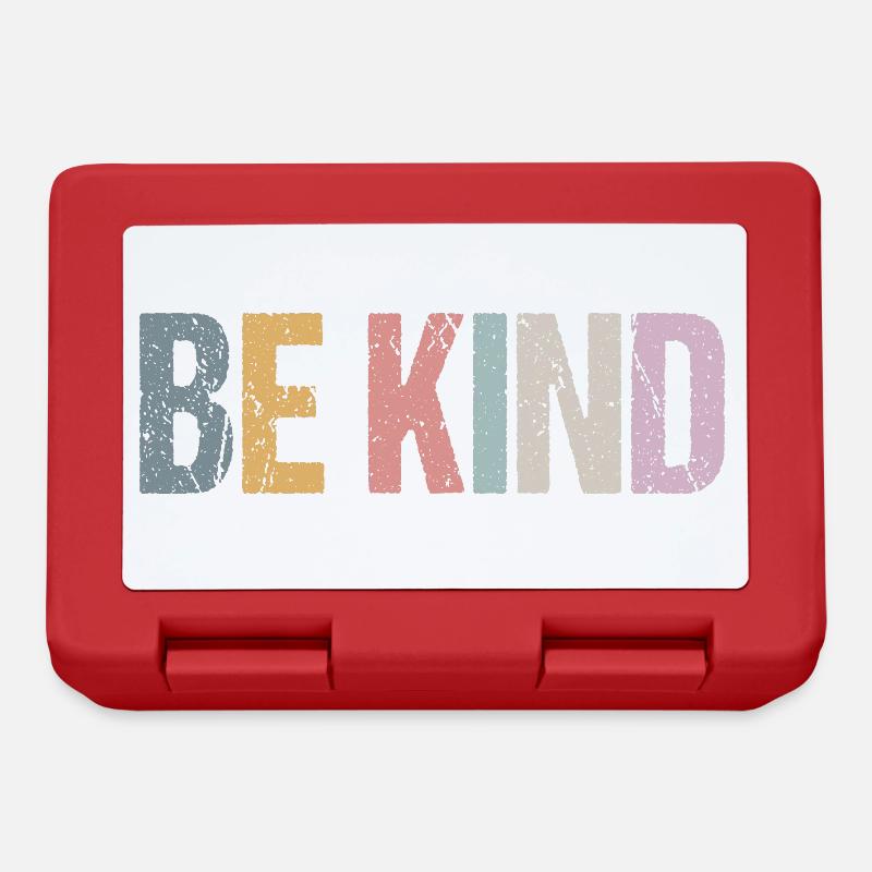 BE KIND - Brotdose - Rot
