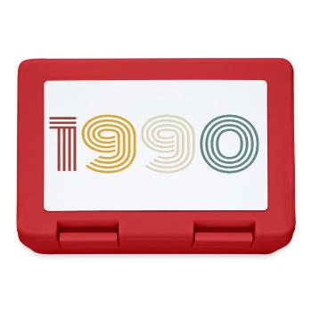 1990 Retro Style 1990 Birthday 1990 Vintage - Lunchbox - red - Front