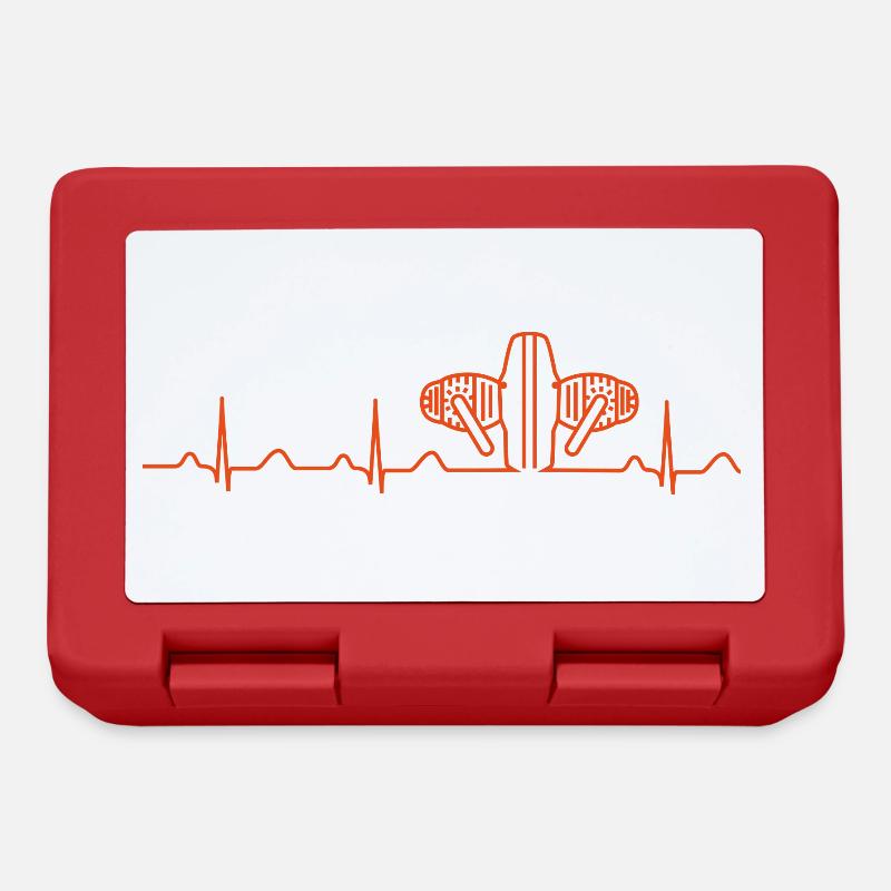 Heartbeat Boxer orange - Lunchbox - red