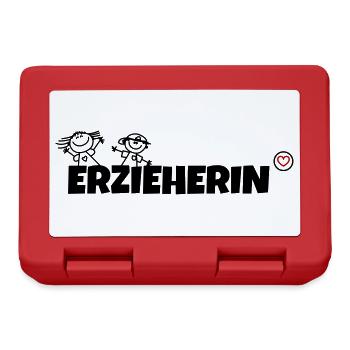 Erzieherin - Brotdose - Rot - Vorne