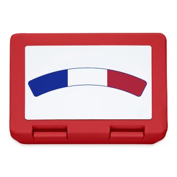 France Français Française French Frankreich - Lunchbox - red - Front