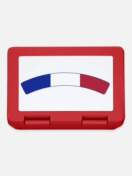 France Français Française French Frankreich - Boîte à goûter - rouge