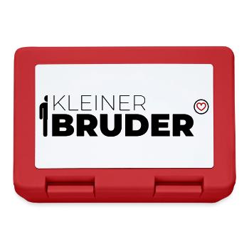 Kleiner Bruder - Brotdose - Rot - Vorne