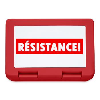 Résistance - Brotdose - Rot - Vorne