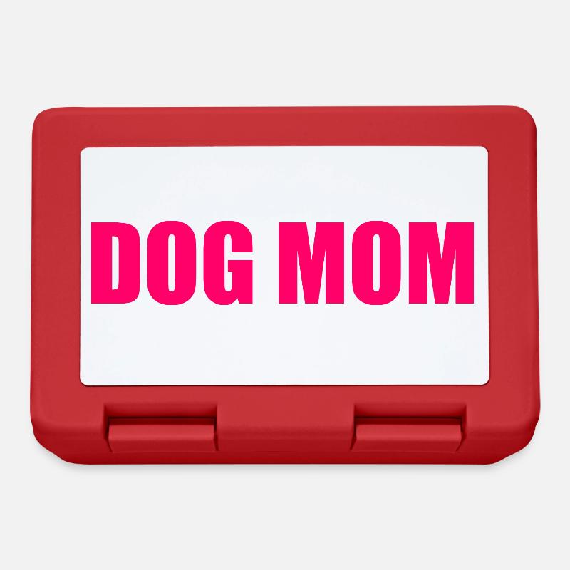 Dog mom - Brotdose - Rot