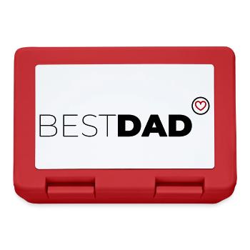 Best Dad - Brotdose - Rot - Vorne