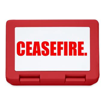 Ceasefire - Boîte à goûter - rouge - Devant