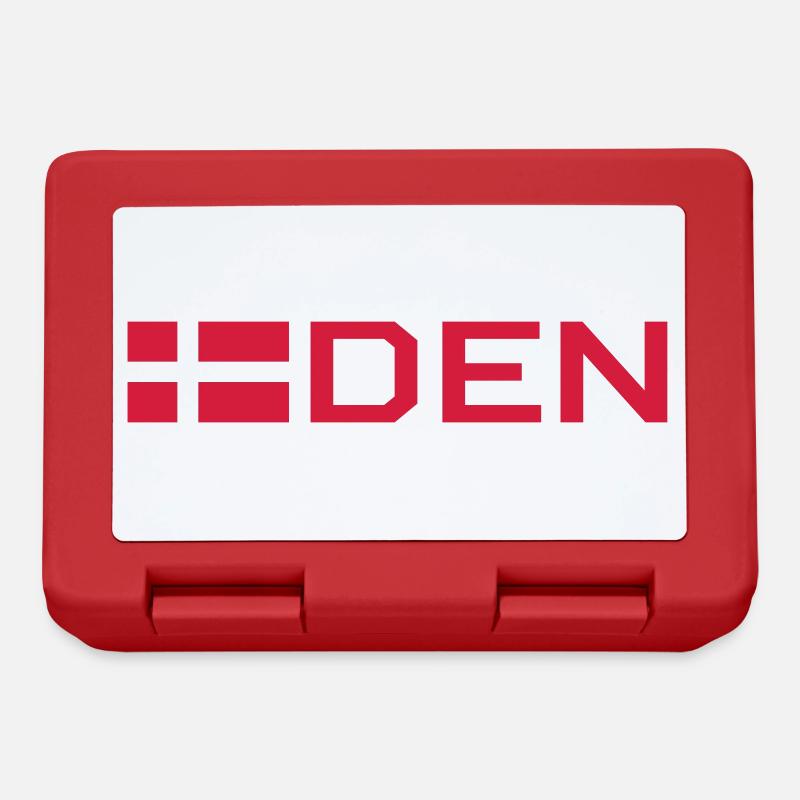 Danish flag - Lunchbox - red