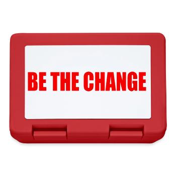 be the change - Brotdose - Rot - Vorne